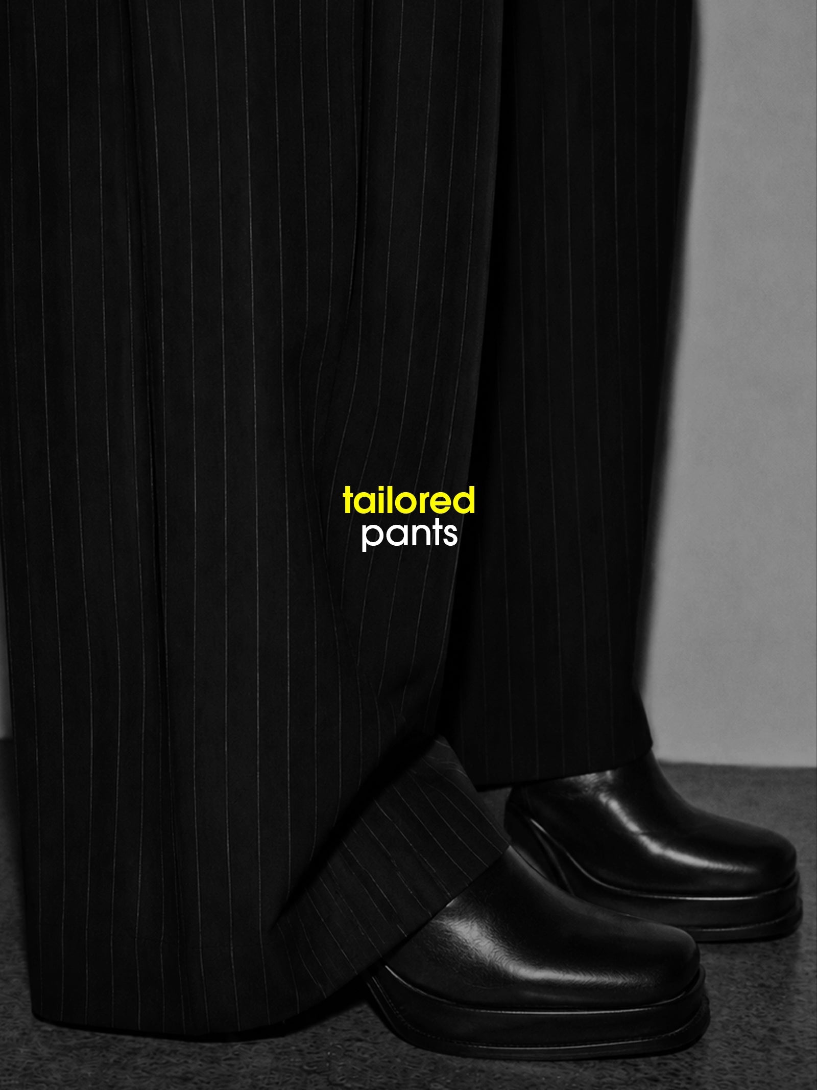 Wide Leg Tailored Pants