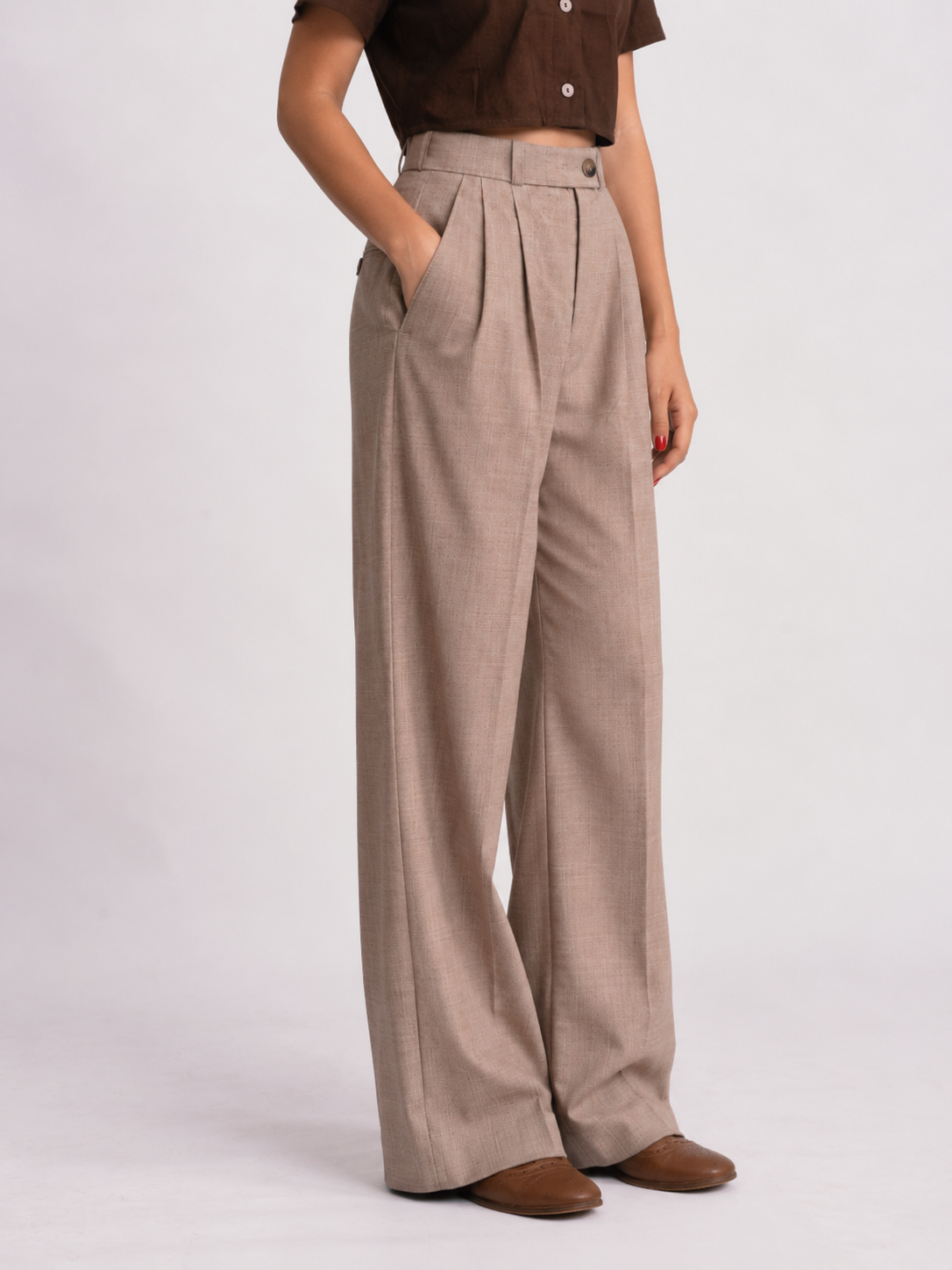 Fleur Wide Leg Pants (WOMEN)