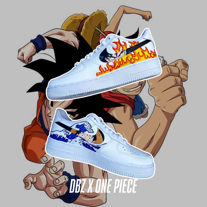 One Piece x Dragon Ball Air Force 1 Custom