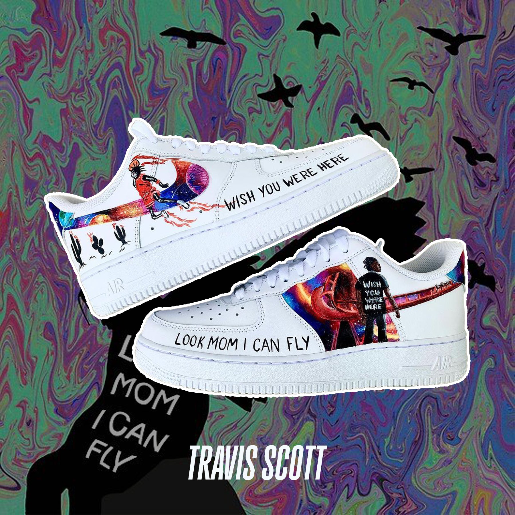 Travis Scott Air Force 1 Custom