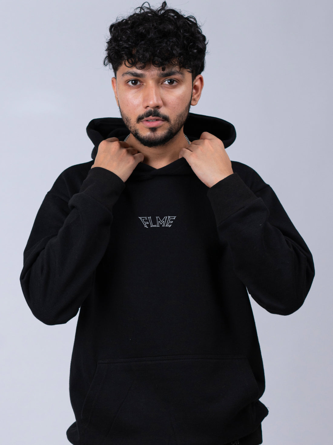 Black Blank Hoodie