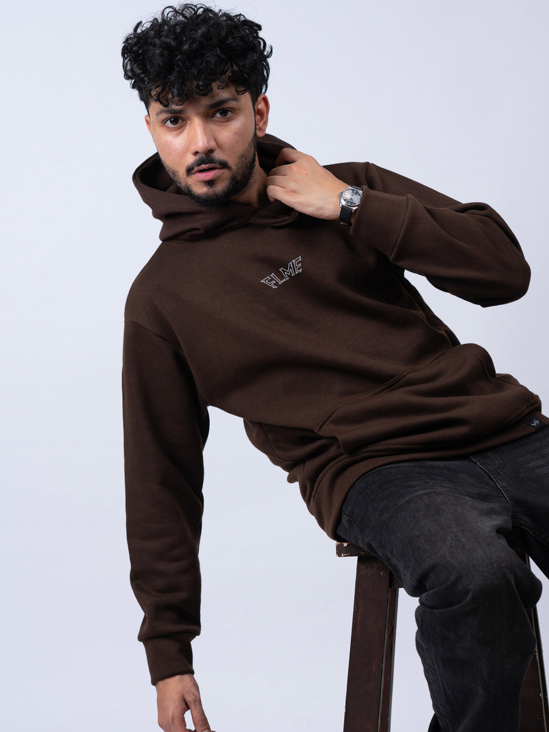 Mocha Brown Blank Hoodie