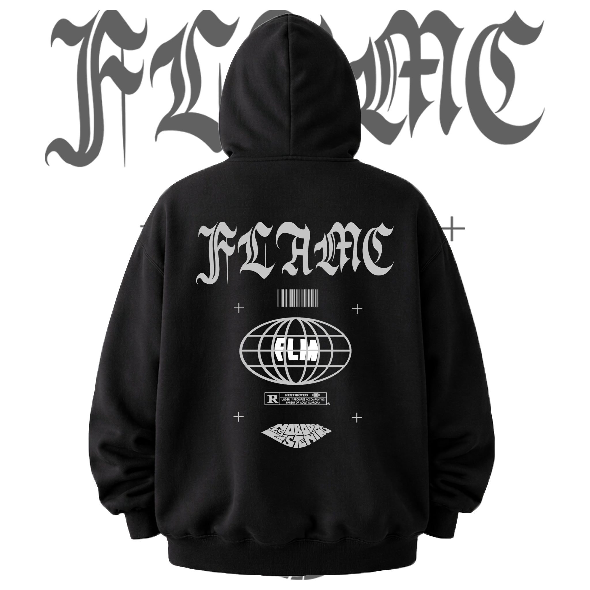 SILENT SIGNAL OVERSIZED ZIPPER