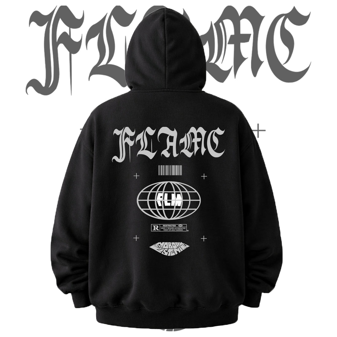 SILENT SIGNAL OVERSIZED ZIPPER