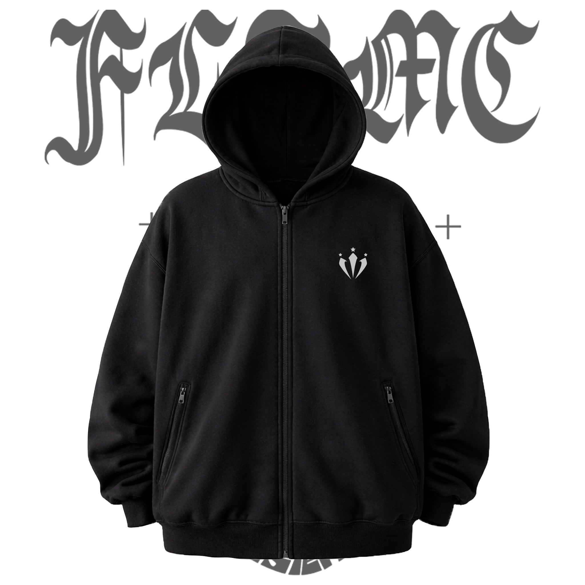 SILENT SIGNAL OVERSIZED ZIPPER