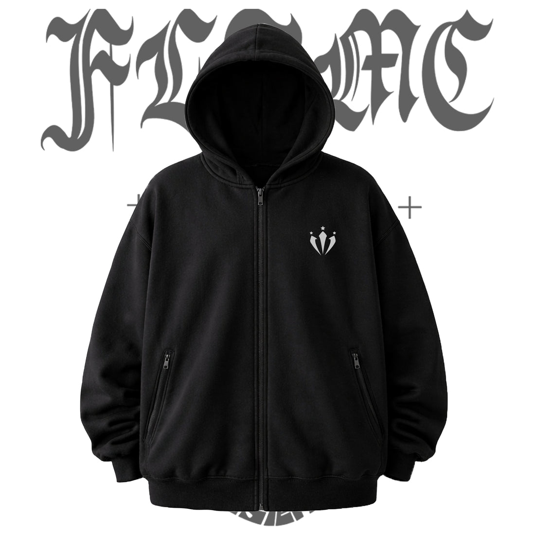 SILENT SIGNAL OVERSIZED ZIPPER