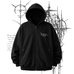 GOTHIC GOD OVERSIZED ZIPPER