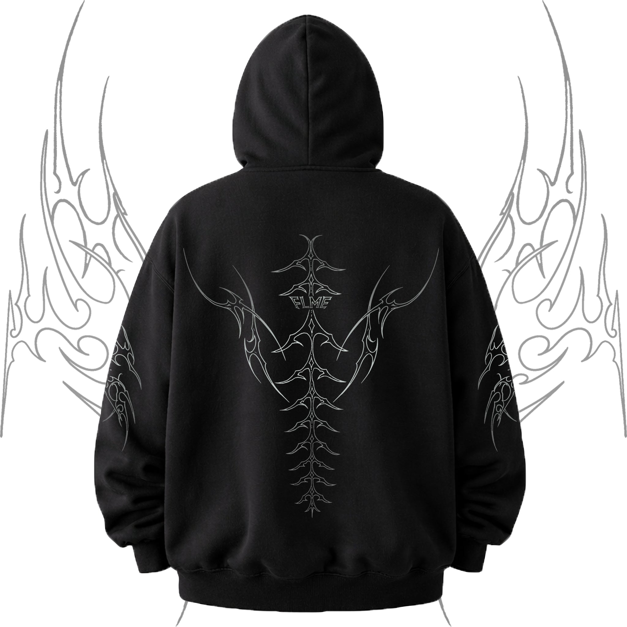 FLME FRUNGE OVERSIZED ZIPPER