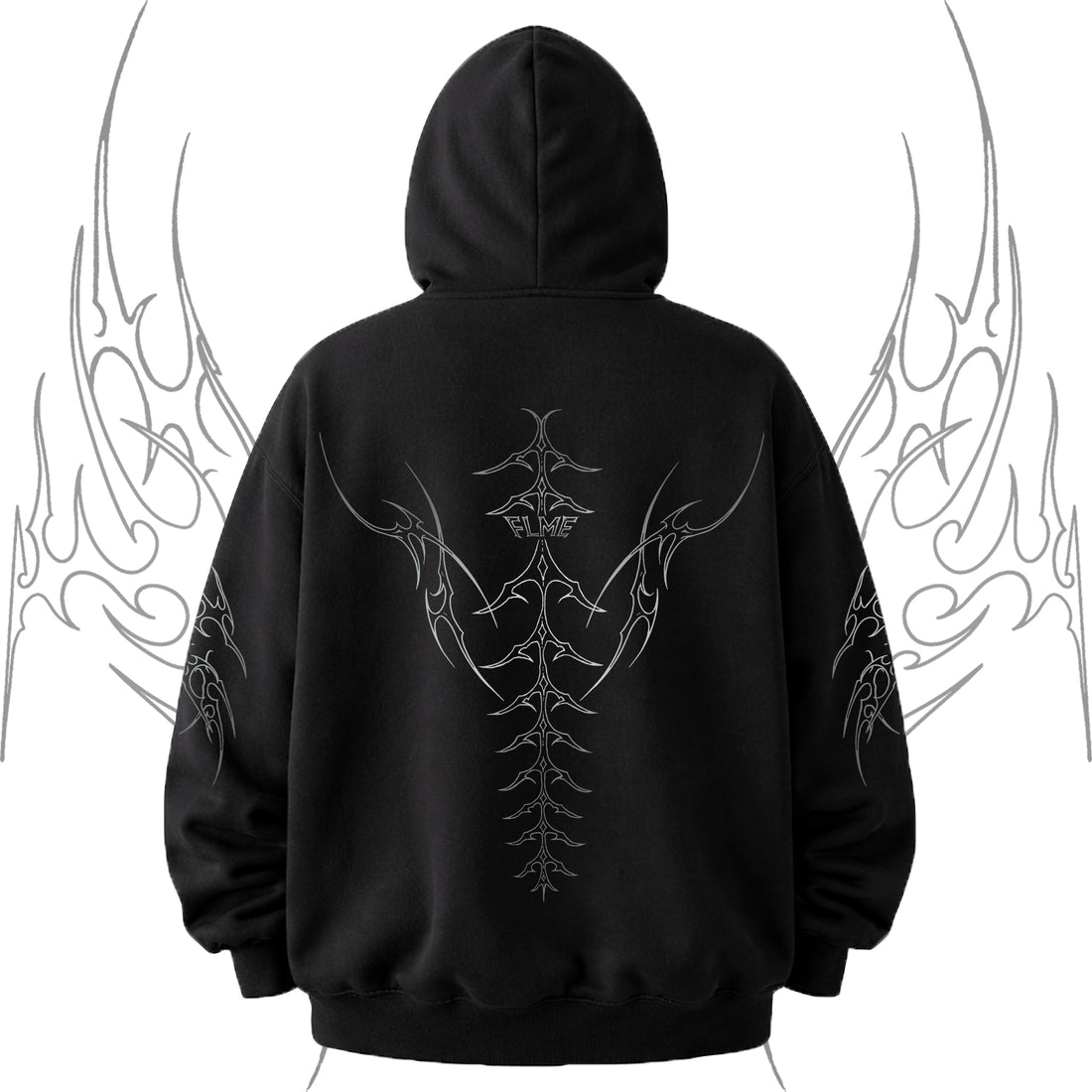 FLME FRUNGE OVERSIZED ZIPPER