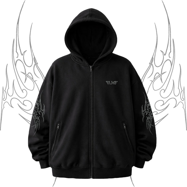 FLME FRUNGE OVERSIZED ZIPPER