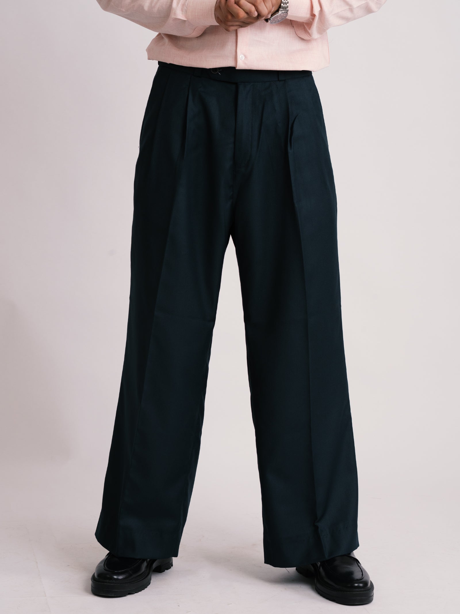 Forest Noir Wide Leg Pants (MEN)