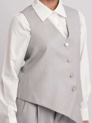 FEMME NOIR PINSTRIPE VEST (WOMEN)