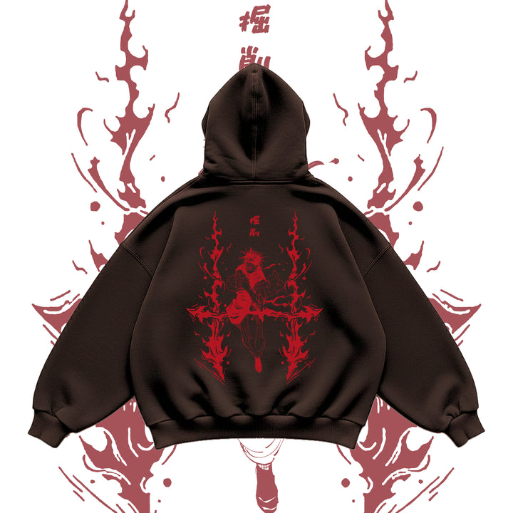 Blood Manipulation Mocca Brown Hoodie