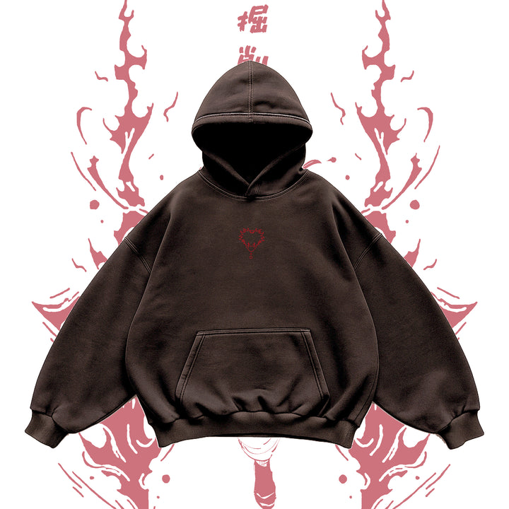 Blood Manipulation Mocca Brown Hoodie