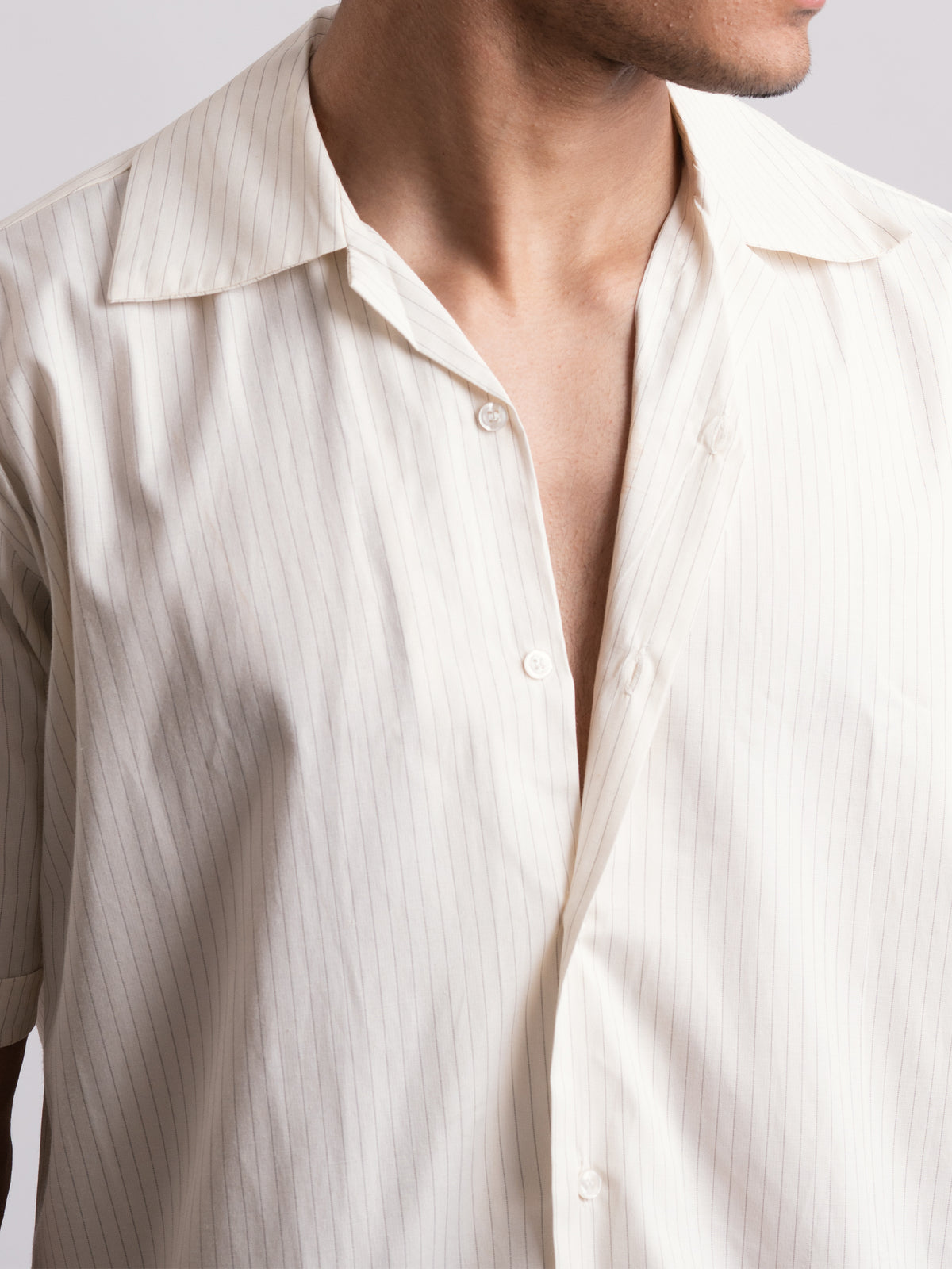 FLME LINING SHIRT - WHITE